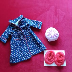American Girl Bathrobe/Slippers/Pillow